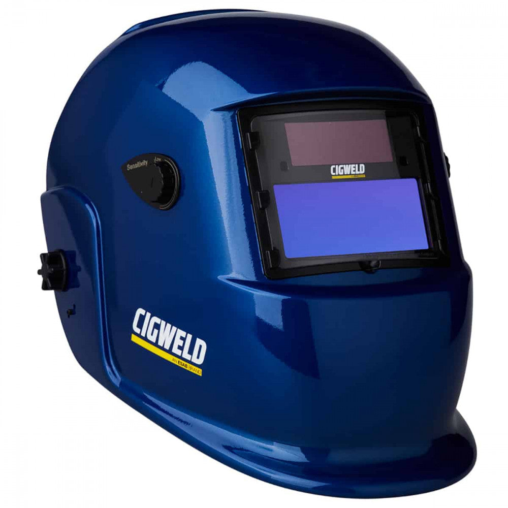 CIGWELD WeldSkill Auto Darkening Helmet – Blue