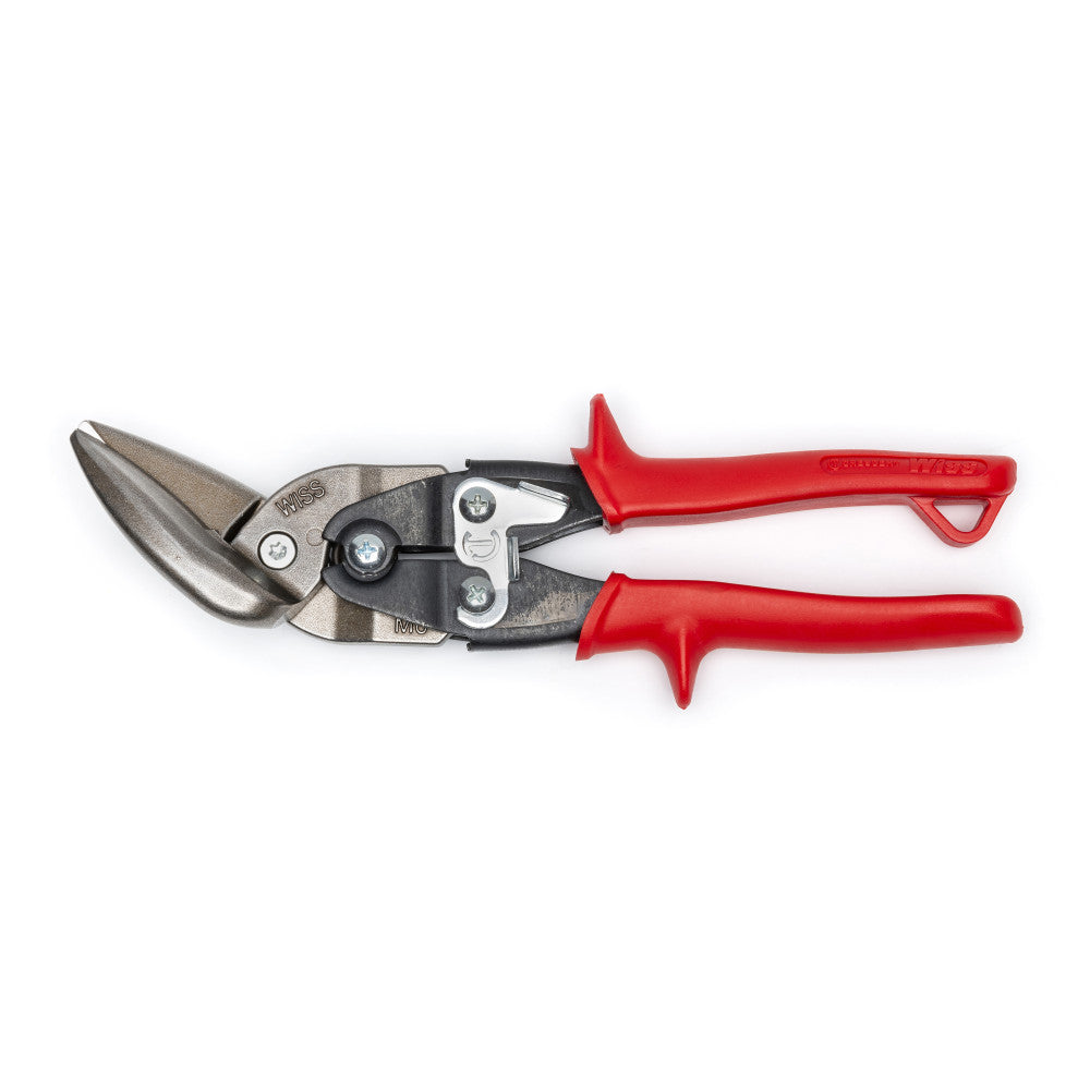 Crescent Snips Aviation Offset Left Cut Red Grips - M6R