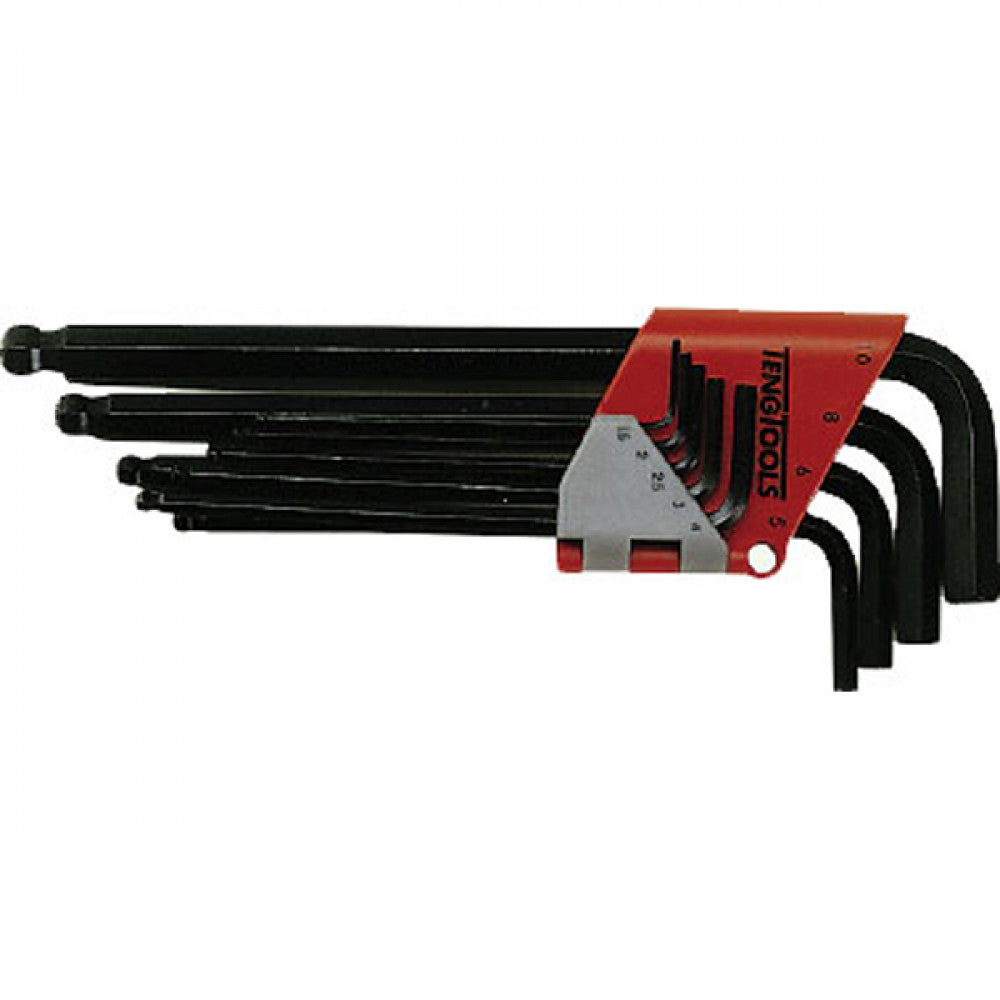 Teng 9Pc Ball-End Mm Hex Key Set - 1.5-10.0mm