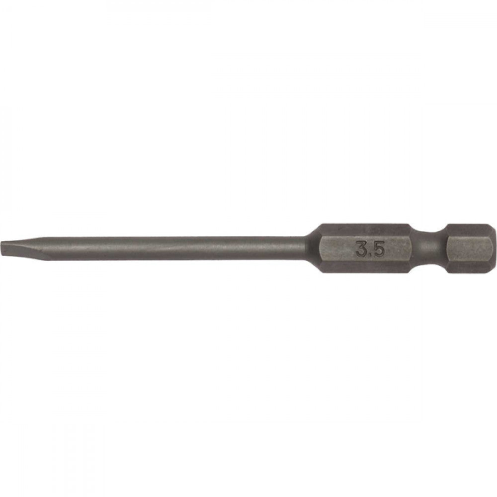 Teng 2Pc 1/4in Hex Fl0.6 x 3.5mm Bit Mm(L)