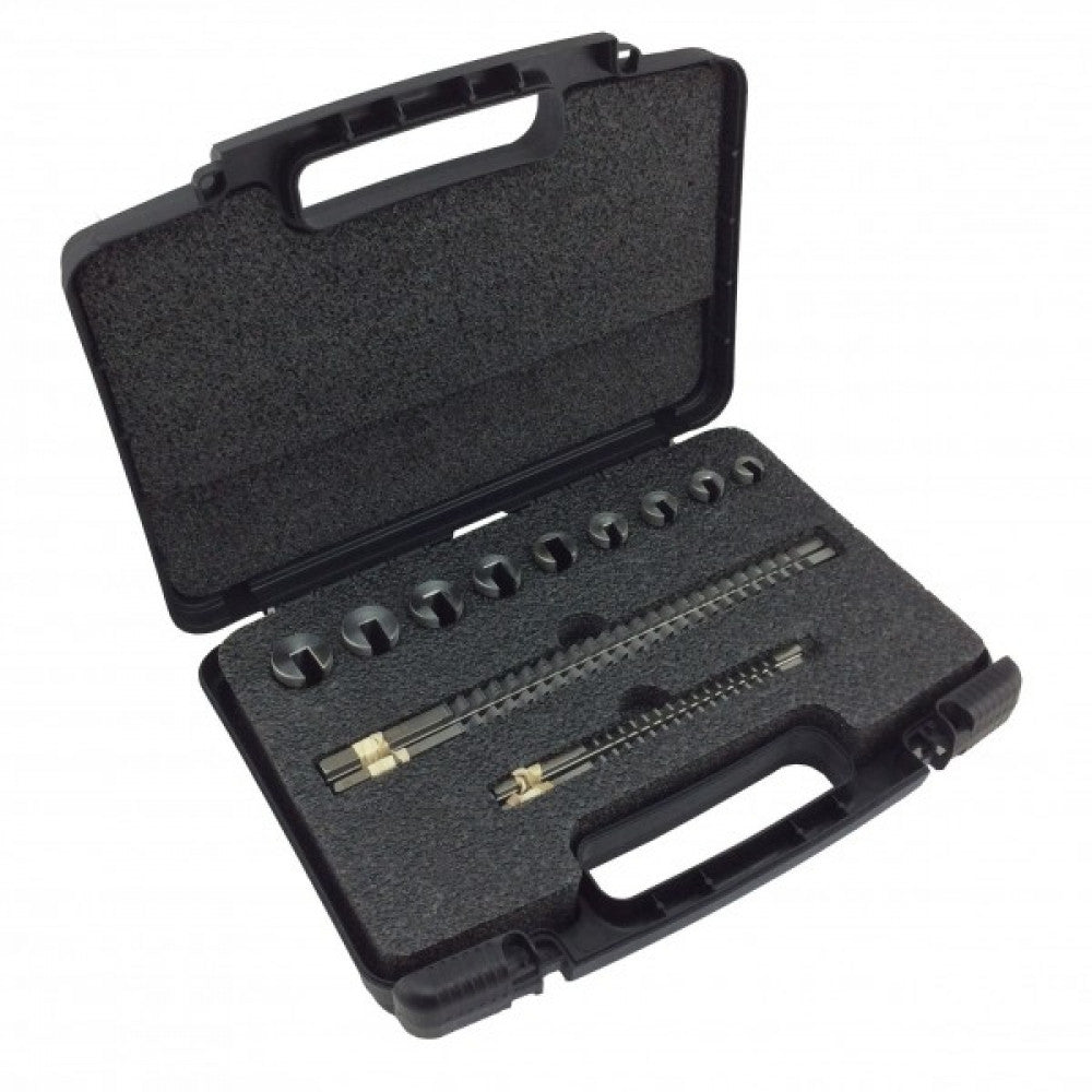 Broach Set #18 4-8mm With 4 Broaches + 9 Bushes 18 Keyway Combinations