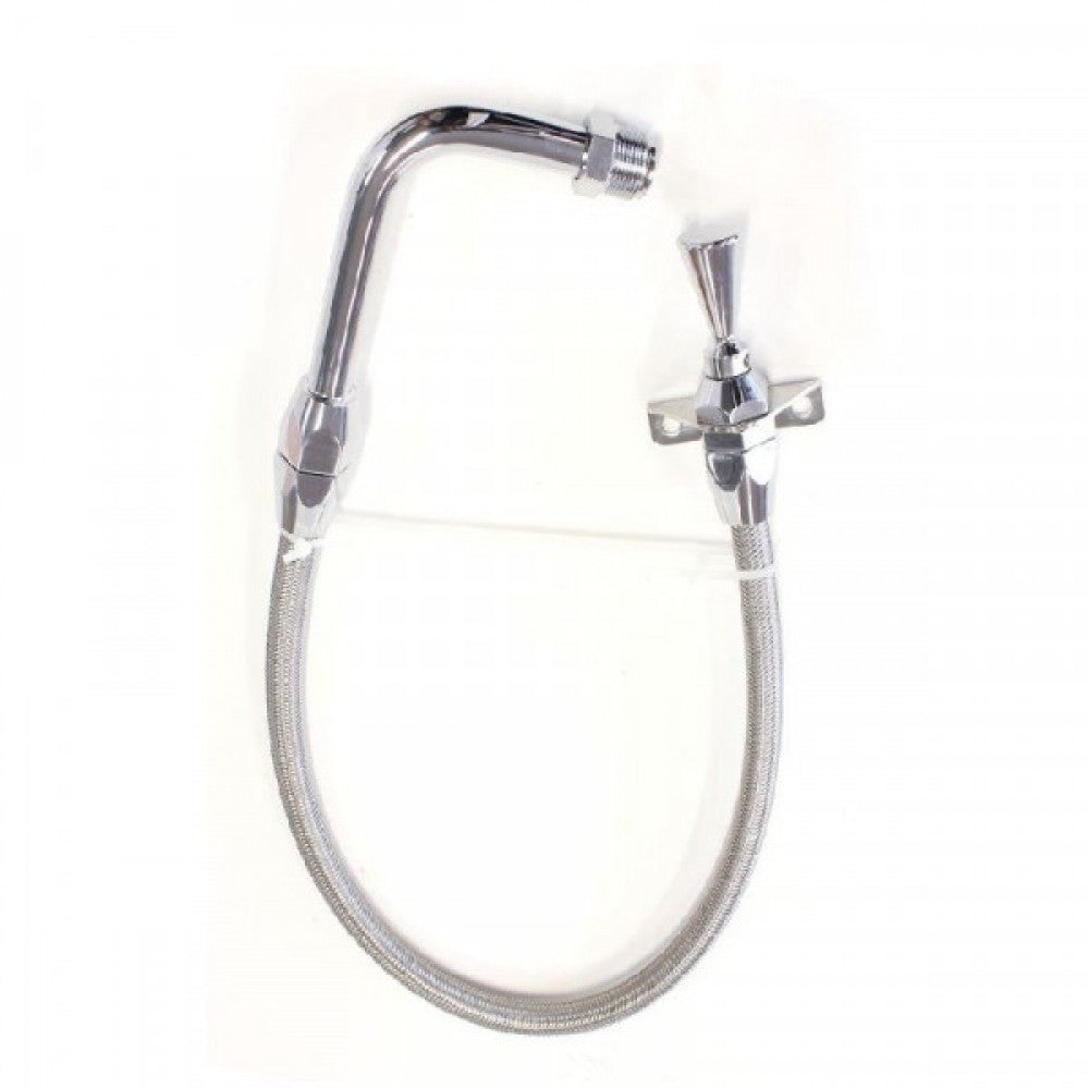 Aeroflow Braided Ford C4 Dipstick Pan Inlet