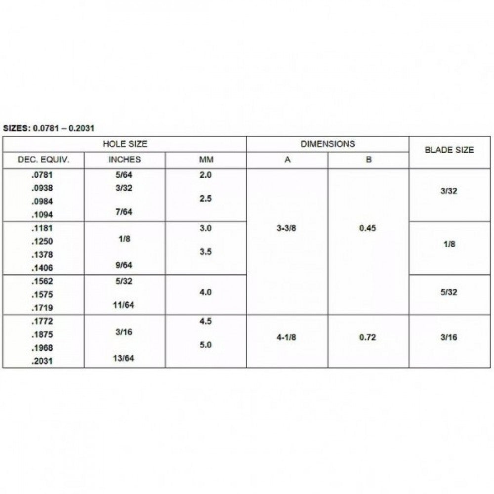4mm Type A Deburrmaster Tool