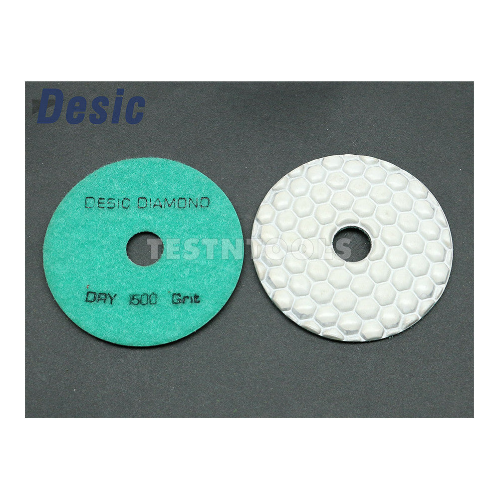 Desic Diamond DRY Polishing Pad 100mm 1500 Grit AAA Grade