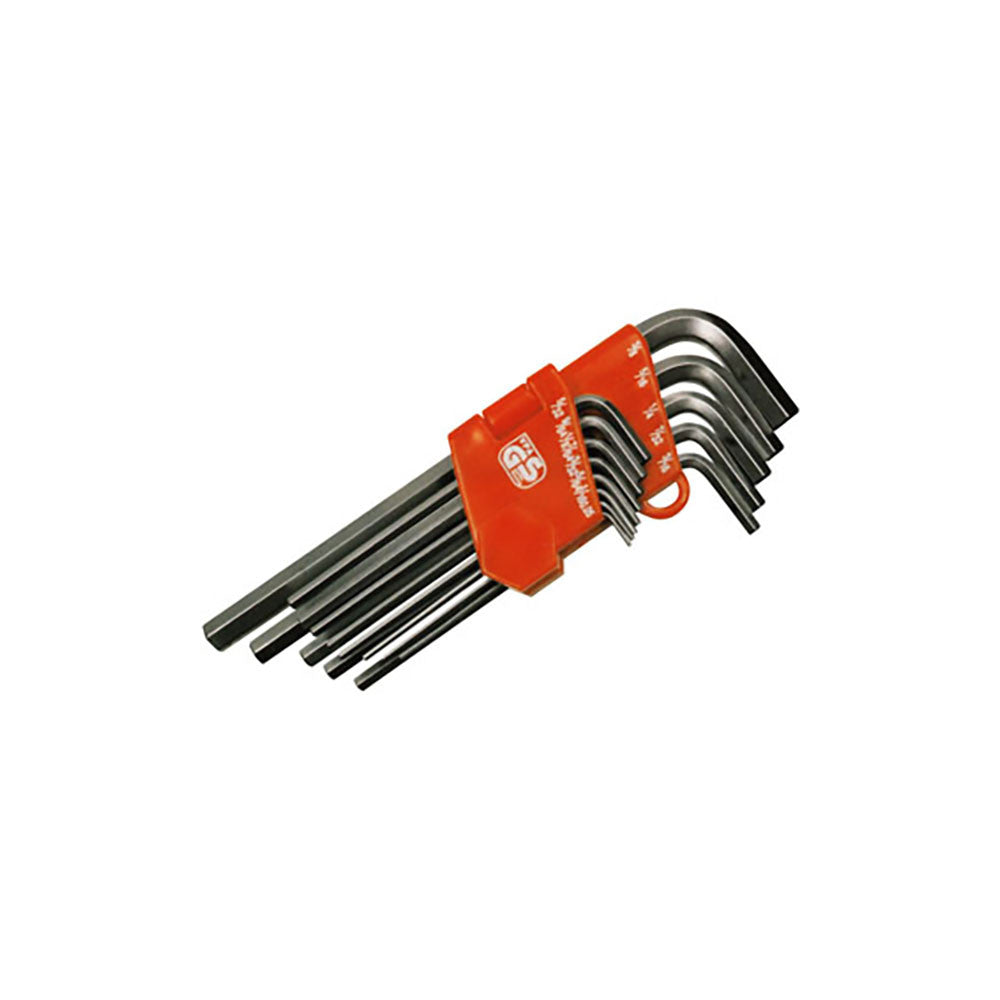 T&E Tools 13Pc Imperial Hex Key Set