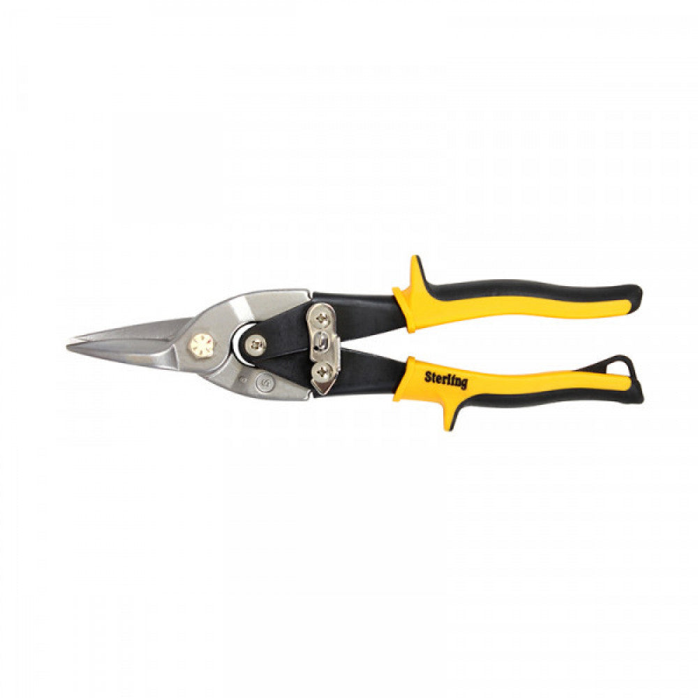 Sterling Aviation Tin Snips Straight Cut (Yellow Handle)