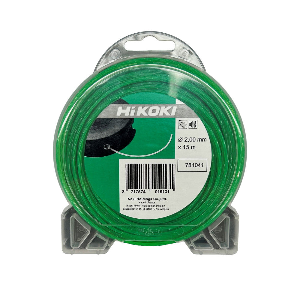 HiKOKI 15m Helicoidal Trimmer Line - 2mm Diameter