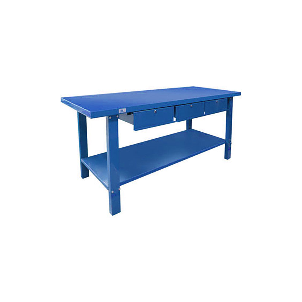 2 Metre Workbench With 3 Drawers