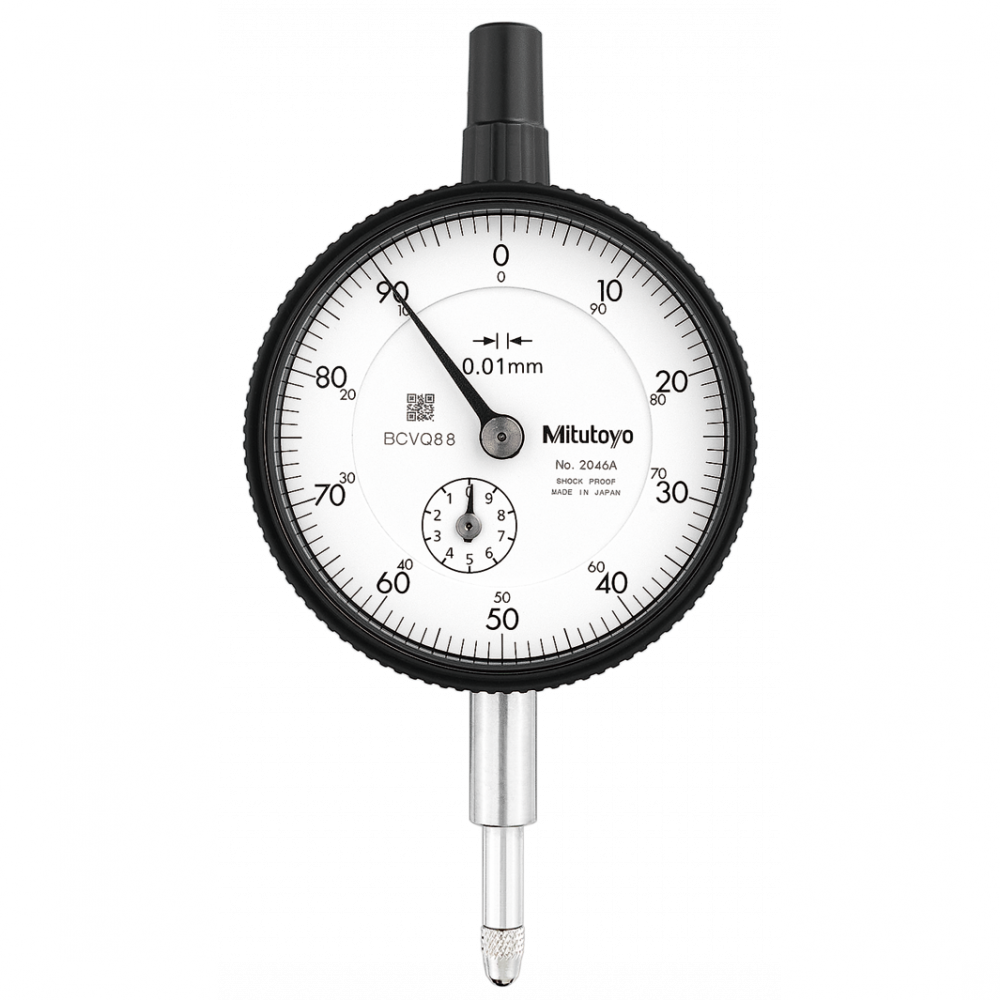Mitutoyo Standard Type Dial Indicator 0-10mm 0-100 2.5N