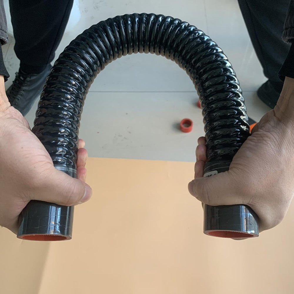 AFTERBURNER Silicone Flexible Radiator Hose 38mm x 38mm x 600mm Black#38600