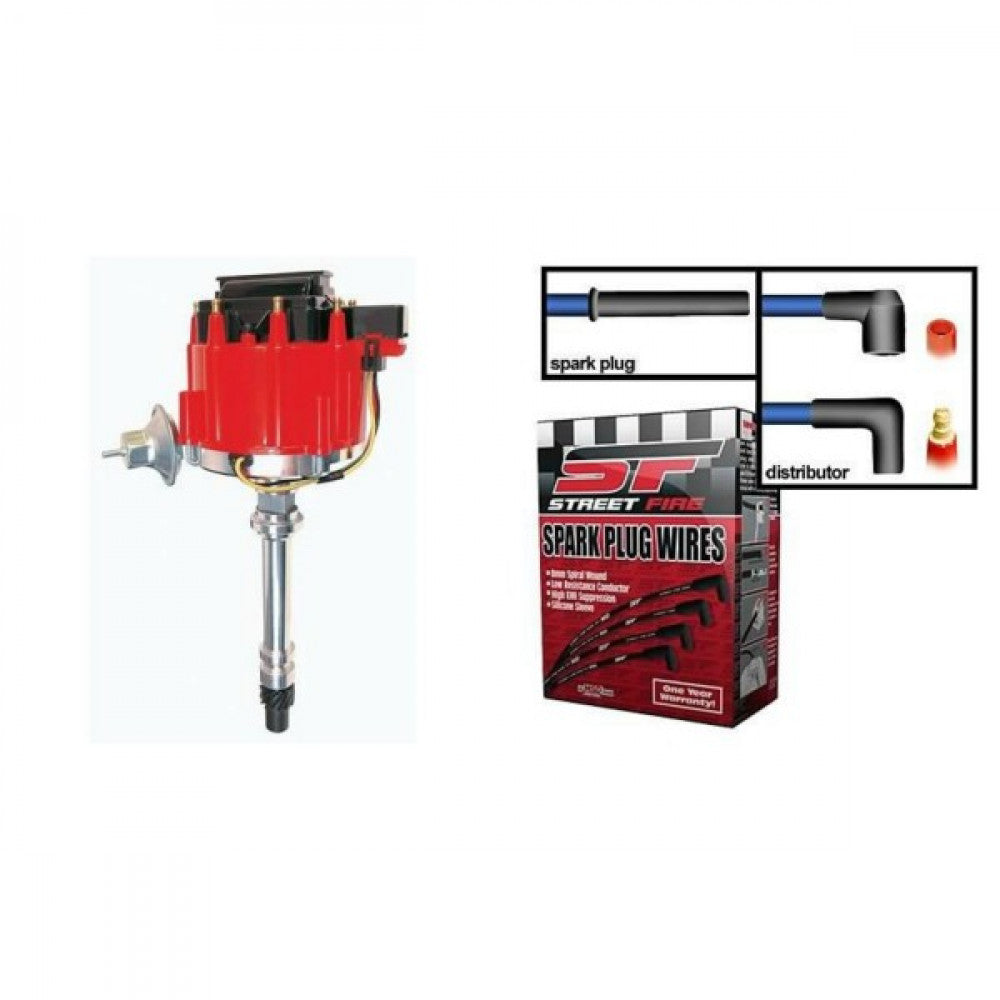 MSD Streetfire Distributor + Leads BB Chev #8362