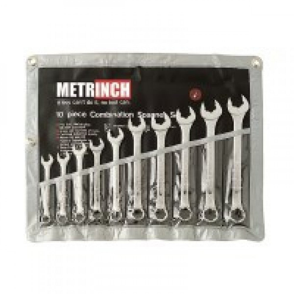 Metrinch 10Pc Combination Spanner Set Met/Sae