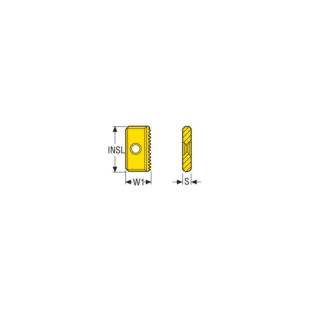 17NMS12UN CP500 Thread Milling Insert