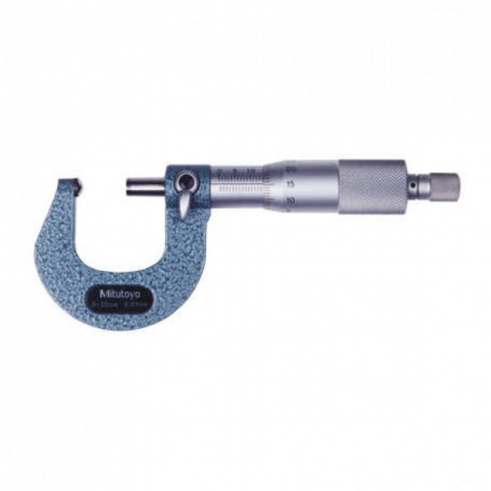 Mitutoyo Outside Micrometer 0-25mm x .01mm (spherical Anvil)