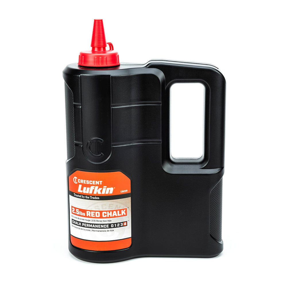 Crescent Lufkin Chalk In Bottle Red 2.5Lb / 1.15Kg