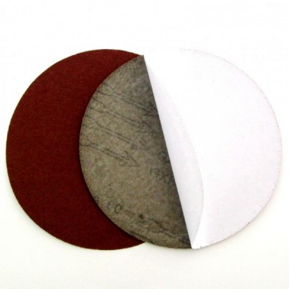 5 Pack 180mm 120 Grit Cloth PSA Discs