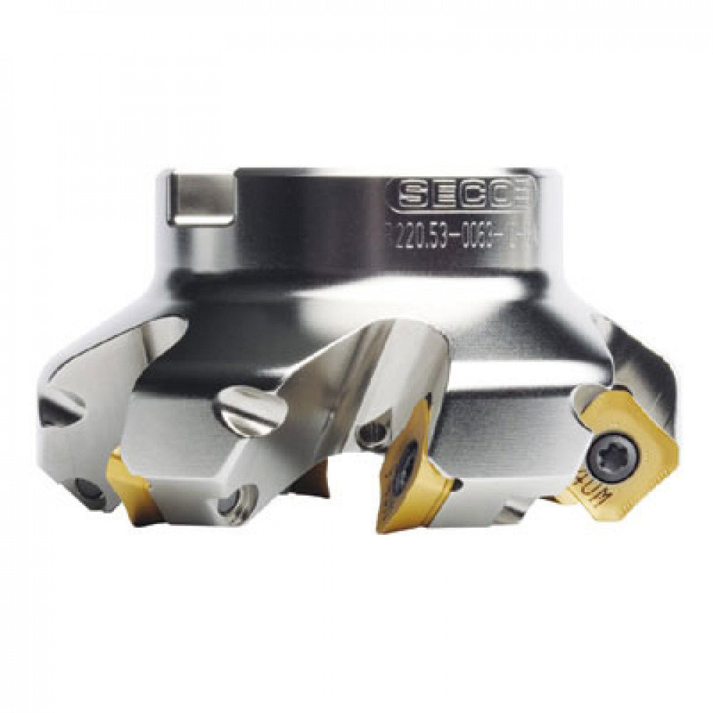 R220.53-0100-12-7A Quattromill Face Milling Cutter Uses SE.X1204 Insert