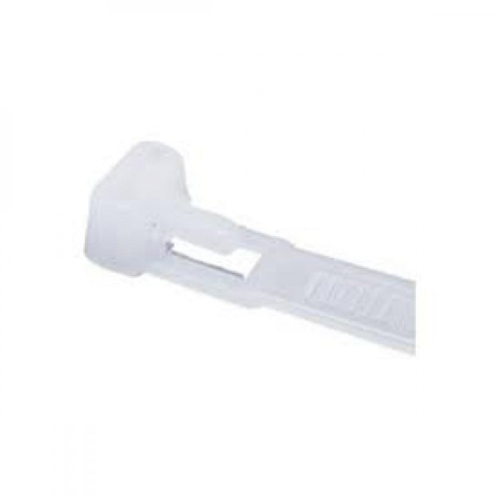 200 x 4.8mm NYLON RELEASABLE CABLE TIE - 100PK