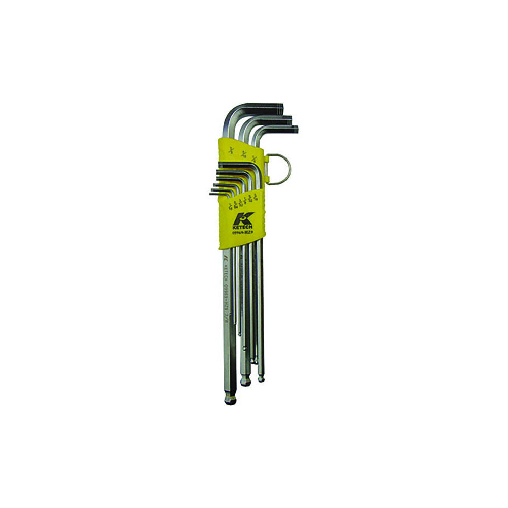 K-Tech 9 Piece Extra Long Ball PT-Hex Key Set