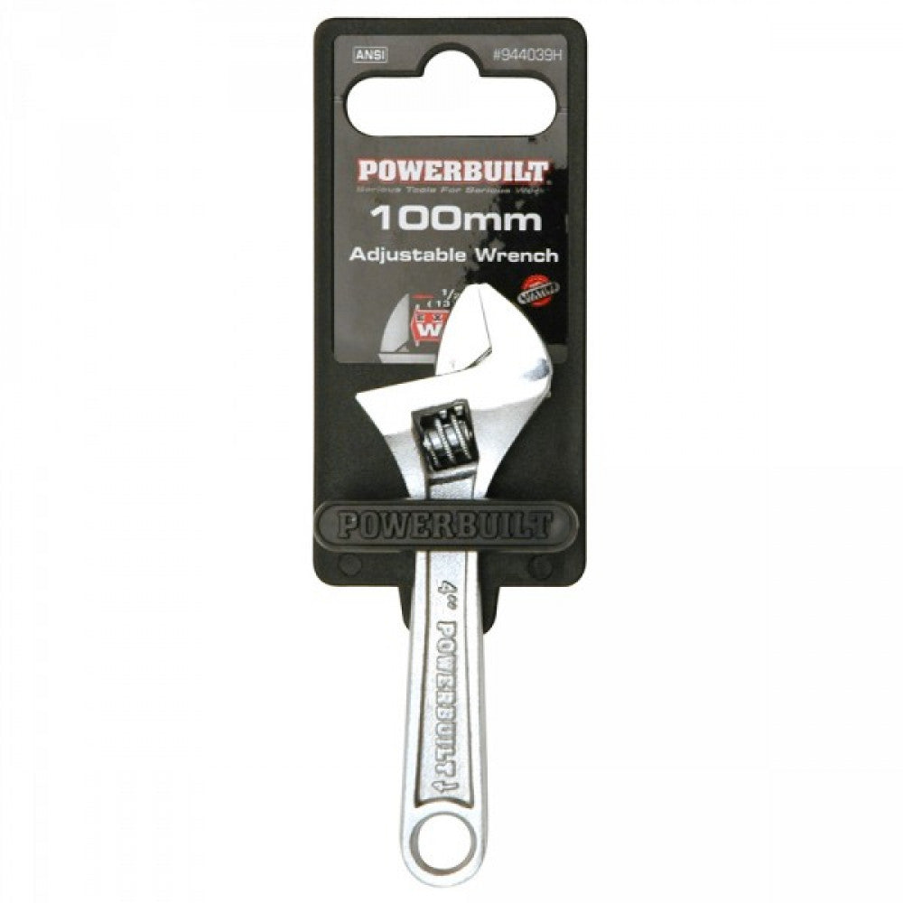 Powerbuilt 100mm Adjustable Wrench