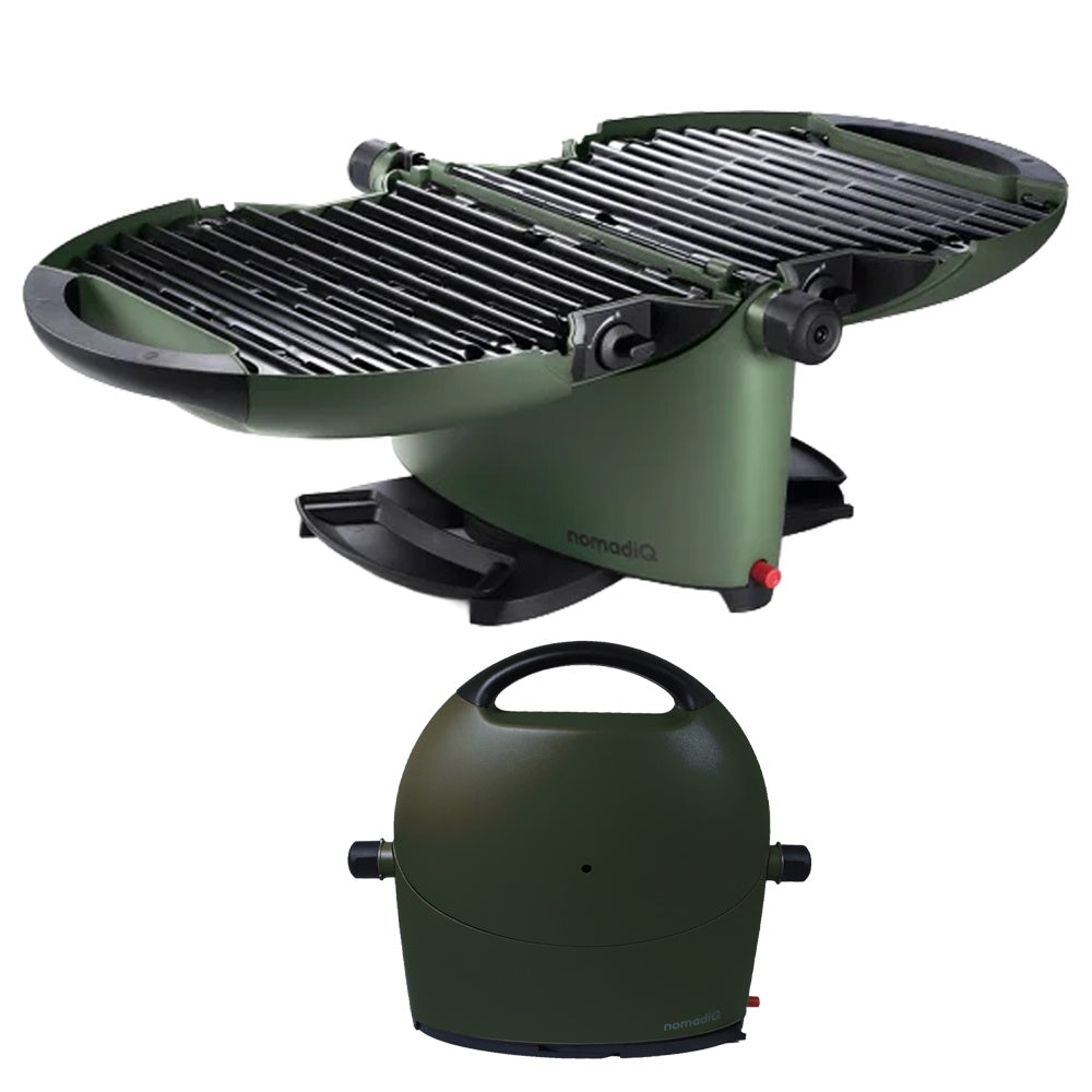 NomadiQ Portable Gas BBQ - Army Green