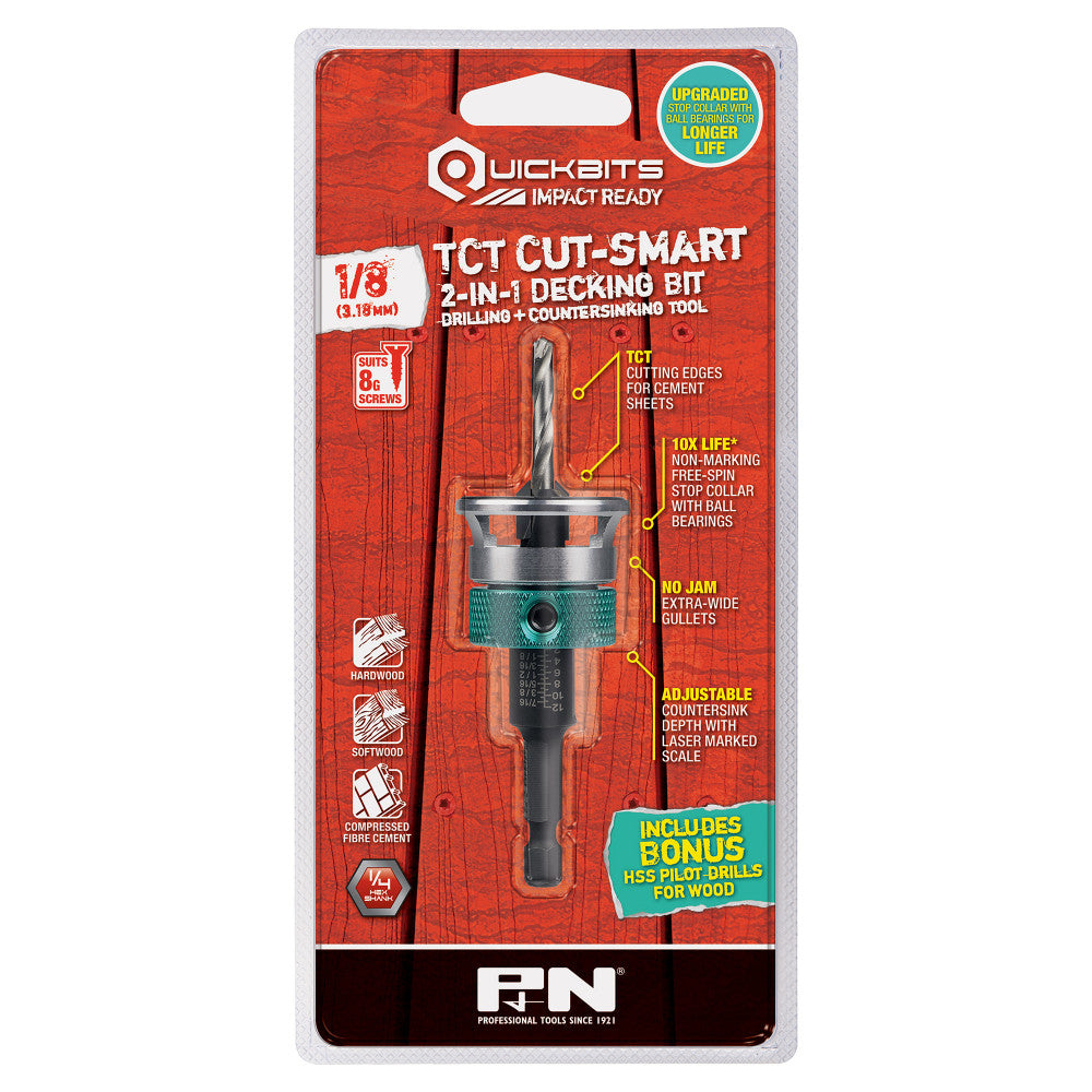 8G TCT Cut-Smart Drill Countersink P&N