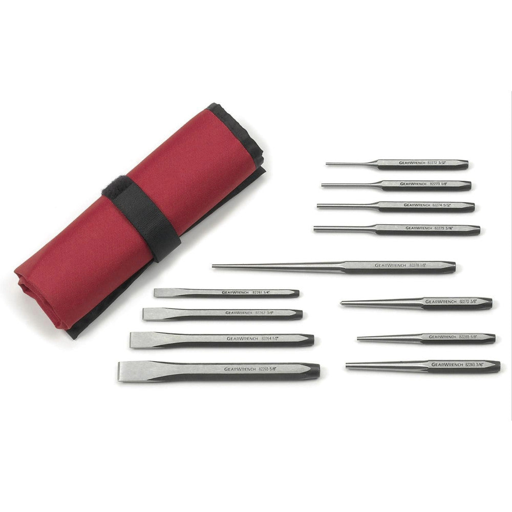 GEARWRENCH 12Pc Punch & Chisel Set