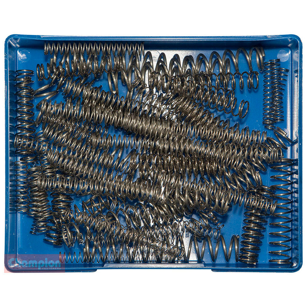 Champion 72 Piece Compression Spring Assortment – S/Steel