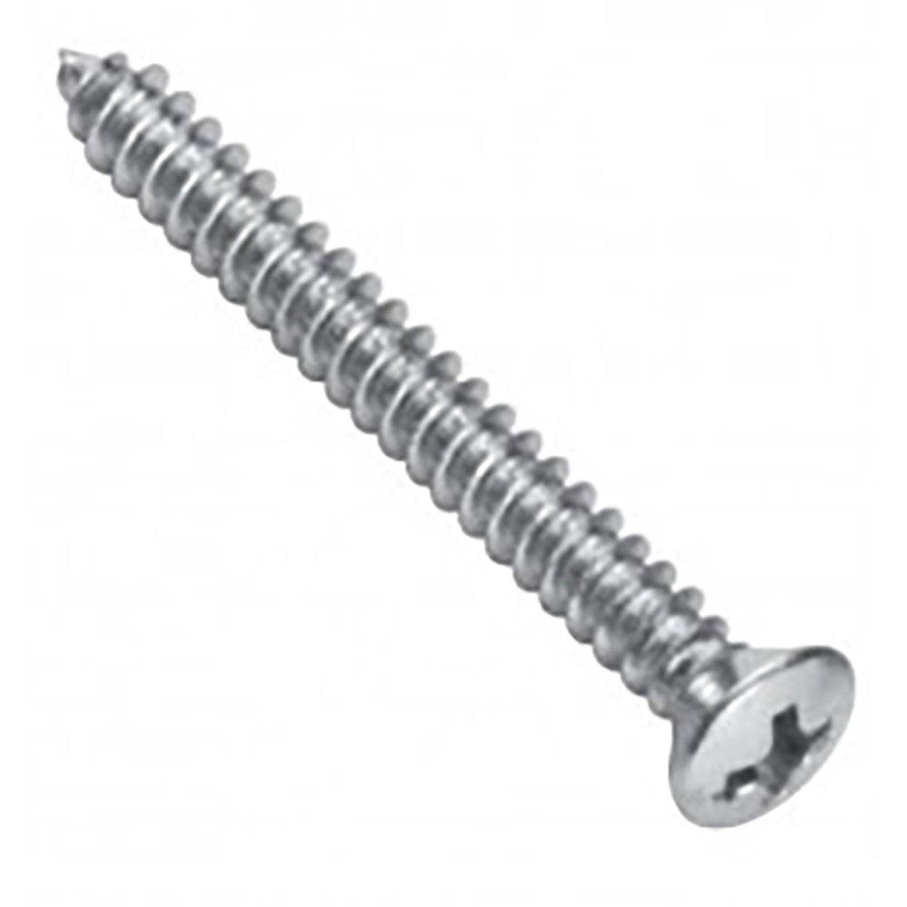 6G x 1in S/Tapping Screw - Rsd - Ph - 316/A4 -30Pk
