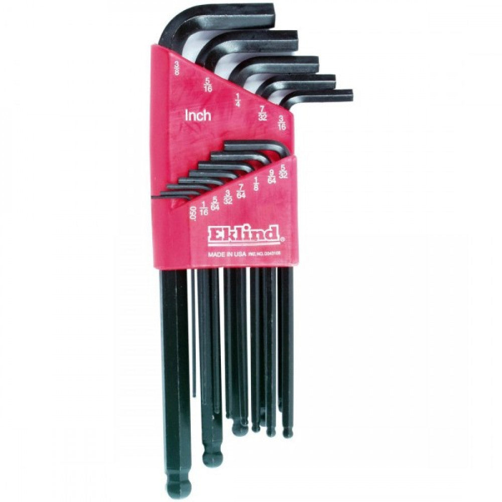 Eklind Imperial Ball End Hex Key Set .050-3/8"