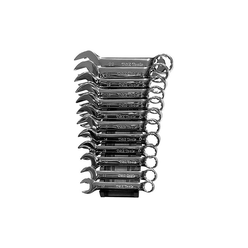 T&E Tools 12Pc Stubby ROE Wrench Set (10-22mm)