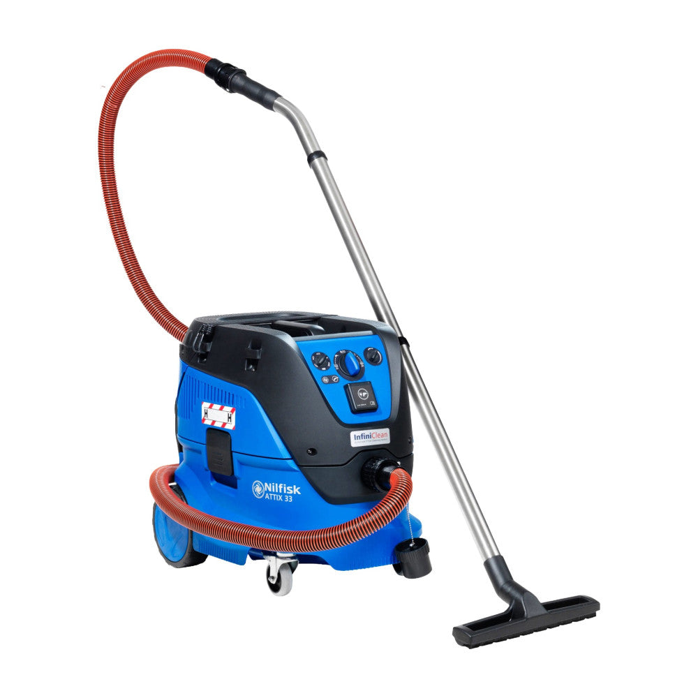 Nilfisk 30L H-Class Wet & Dry Vacuum W/ Power Socket