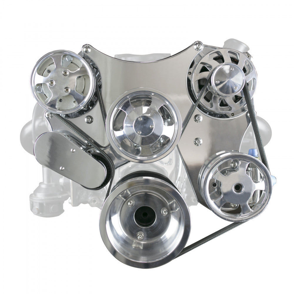 TSP Chevy Small Block Serpentine Front Drive System #DS35014P