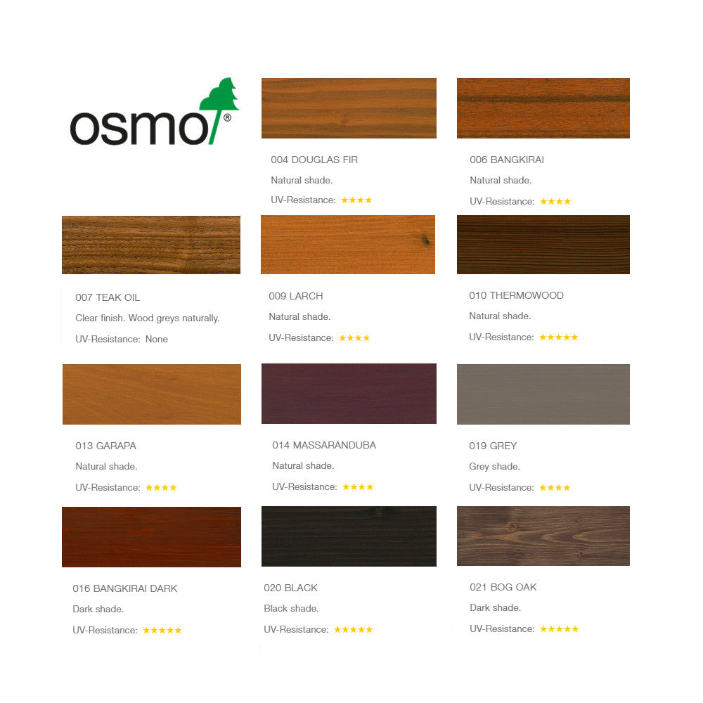 Osmo Decking Oil - Hazelnut 010, 10 Litres