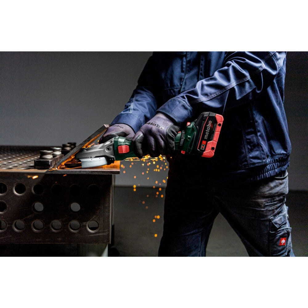 Metabo 18V Brushless Flathead Angle Grinder W Brake, Speed, Lock Nut - Bare Tool