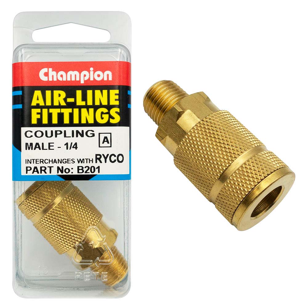 Champion 1/4in Male Coupling Ryco Interchange (1)