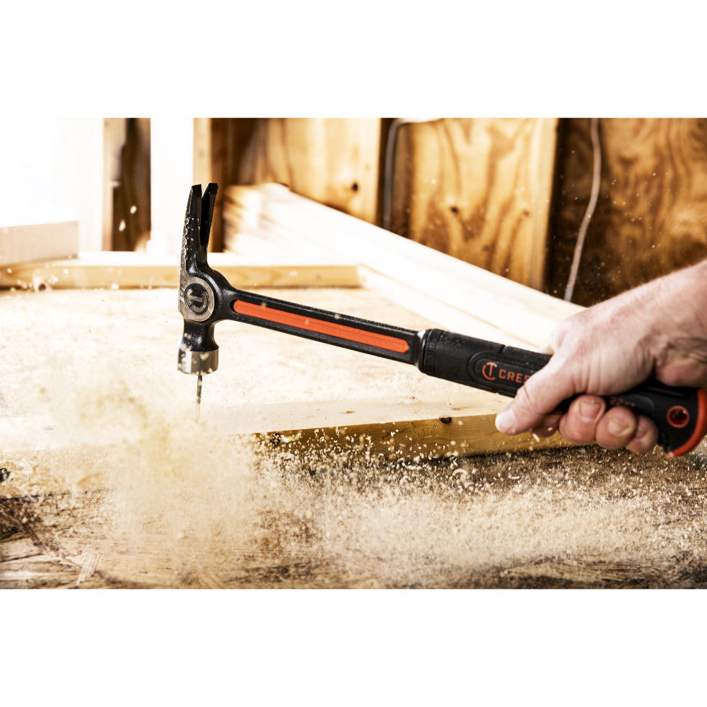 Crescent 22oz Steel Milled-Face Framing Hammer