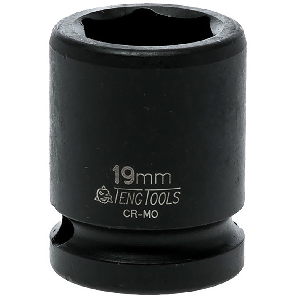 Teng 1/2in Dr. Impact Socket 19mm Din