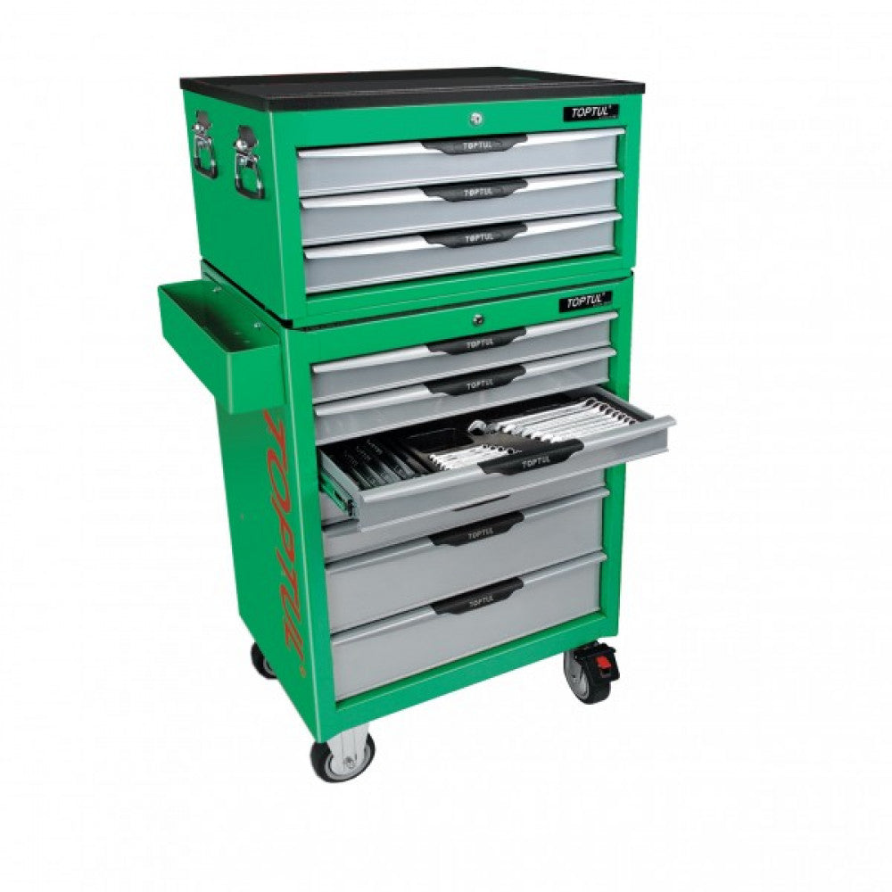 Toptul 281 Piece Roll Cabinet Tool Kit Green