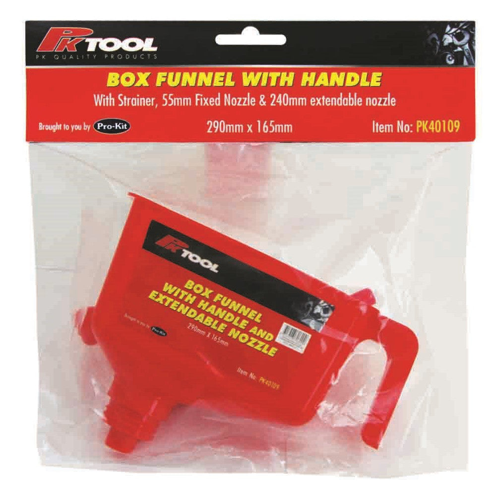Box Funnel With Handle & Extendable Nozzle