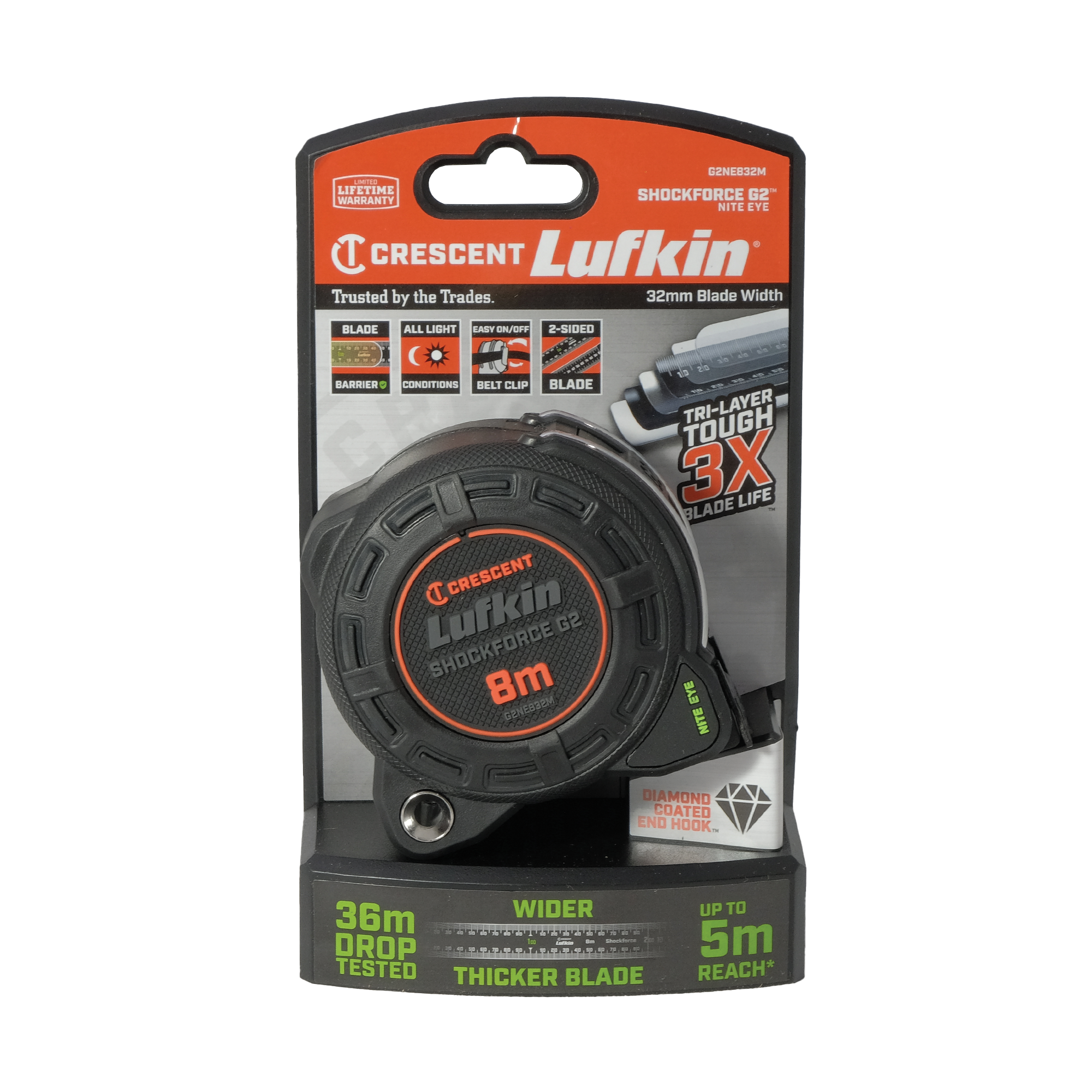 Crescent Lufkin Shockforce Gen 2 Nite Eye 8m x 32mm