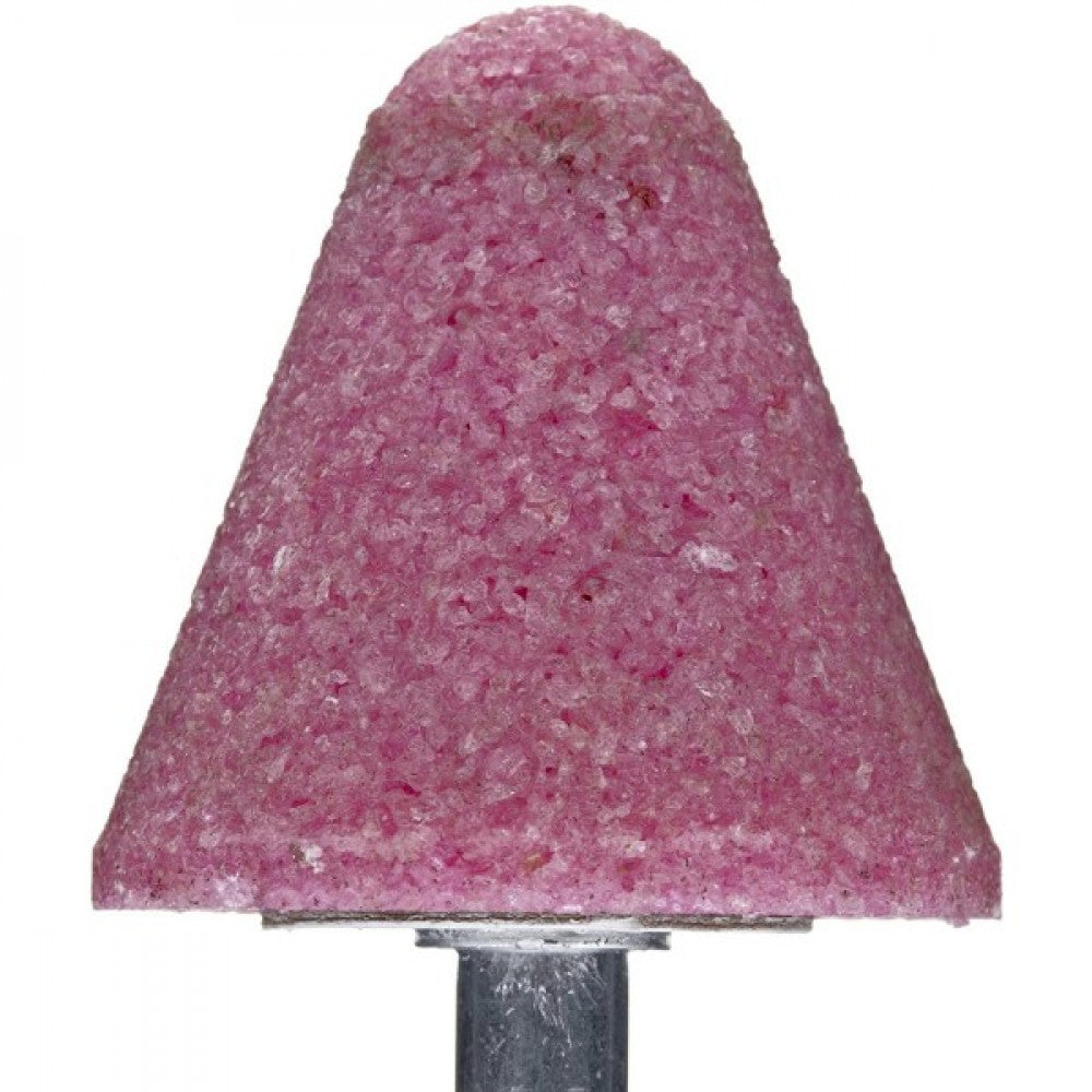 A4 Mounted Point PA46PV Pink Aluminium Oxide 6mm Shank For Steel & Iron