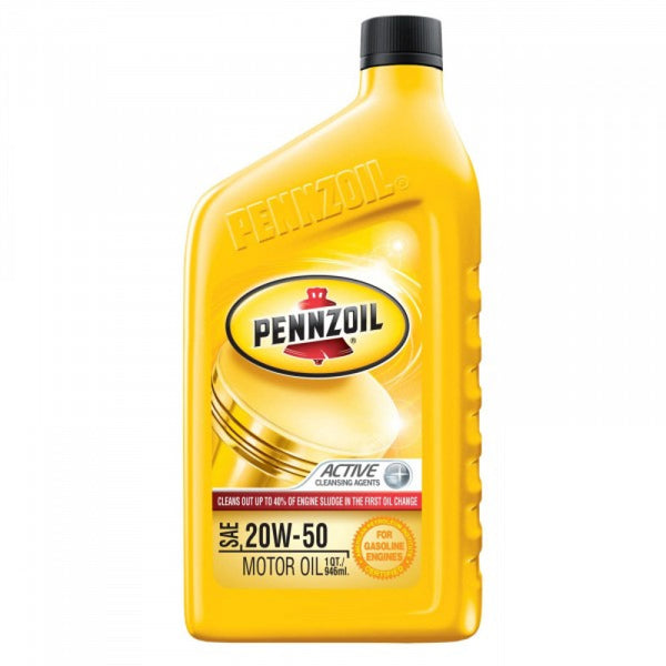 Pennzoil 20W50 Motor Oil 1QT