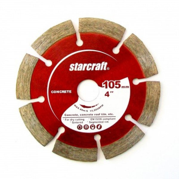 2 Pack Diamond Cutting Wheel Segmented 105mm