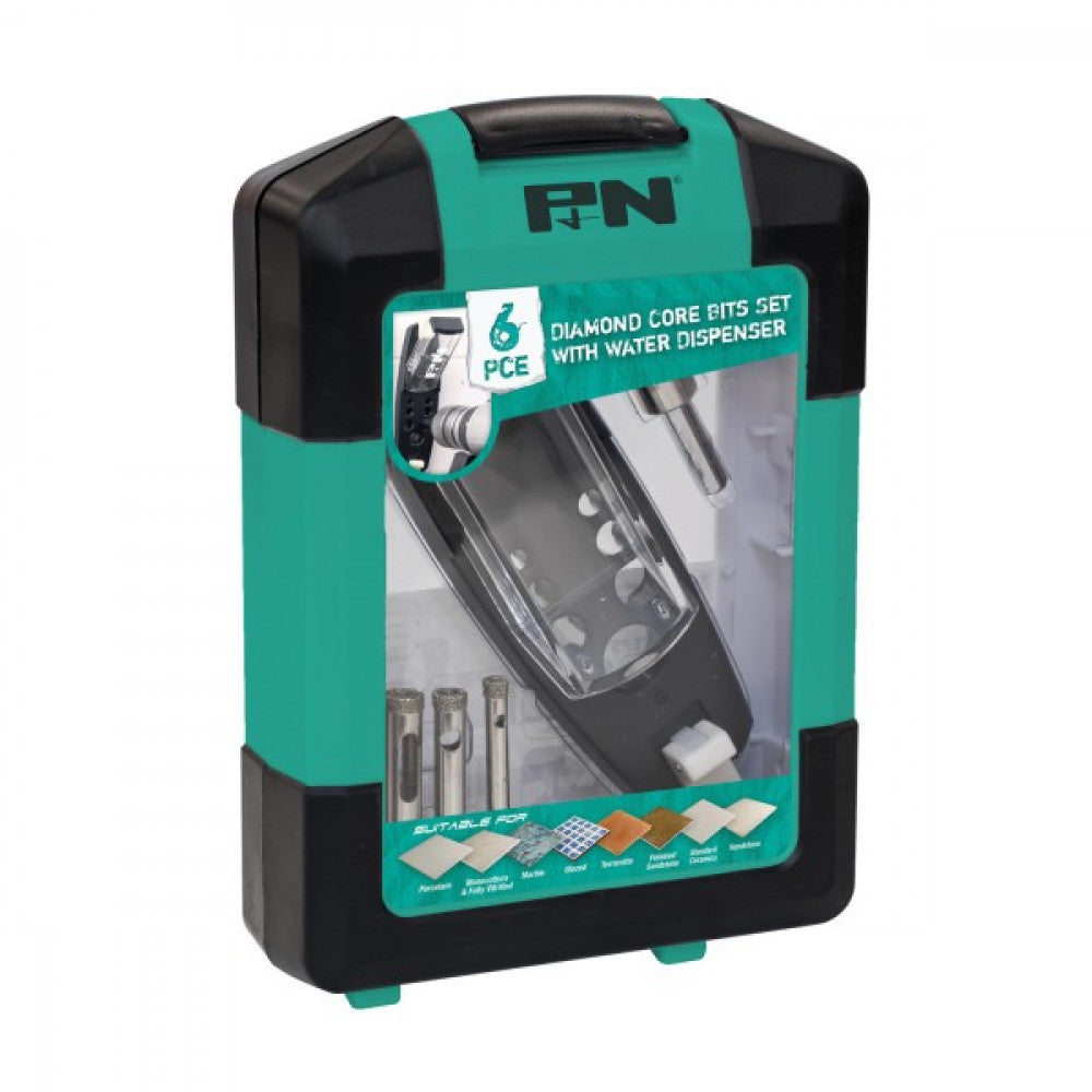 6pce Diamond Core Bit Set P&N
