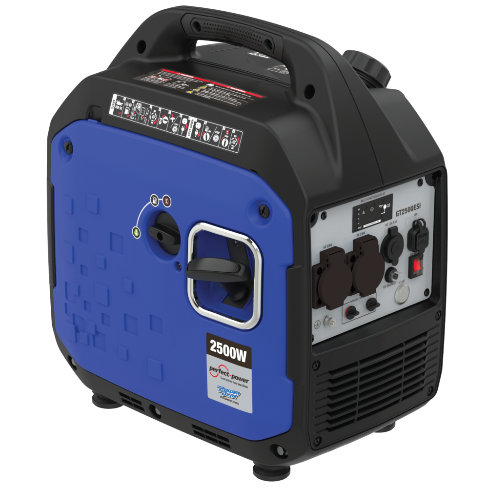 2500W Push Button/Recoil Start Silenced Inverter Generator
