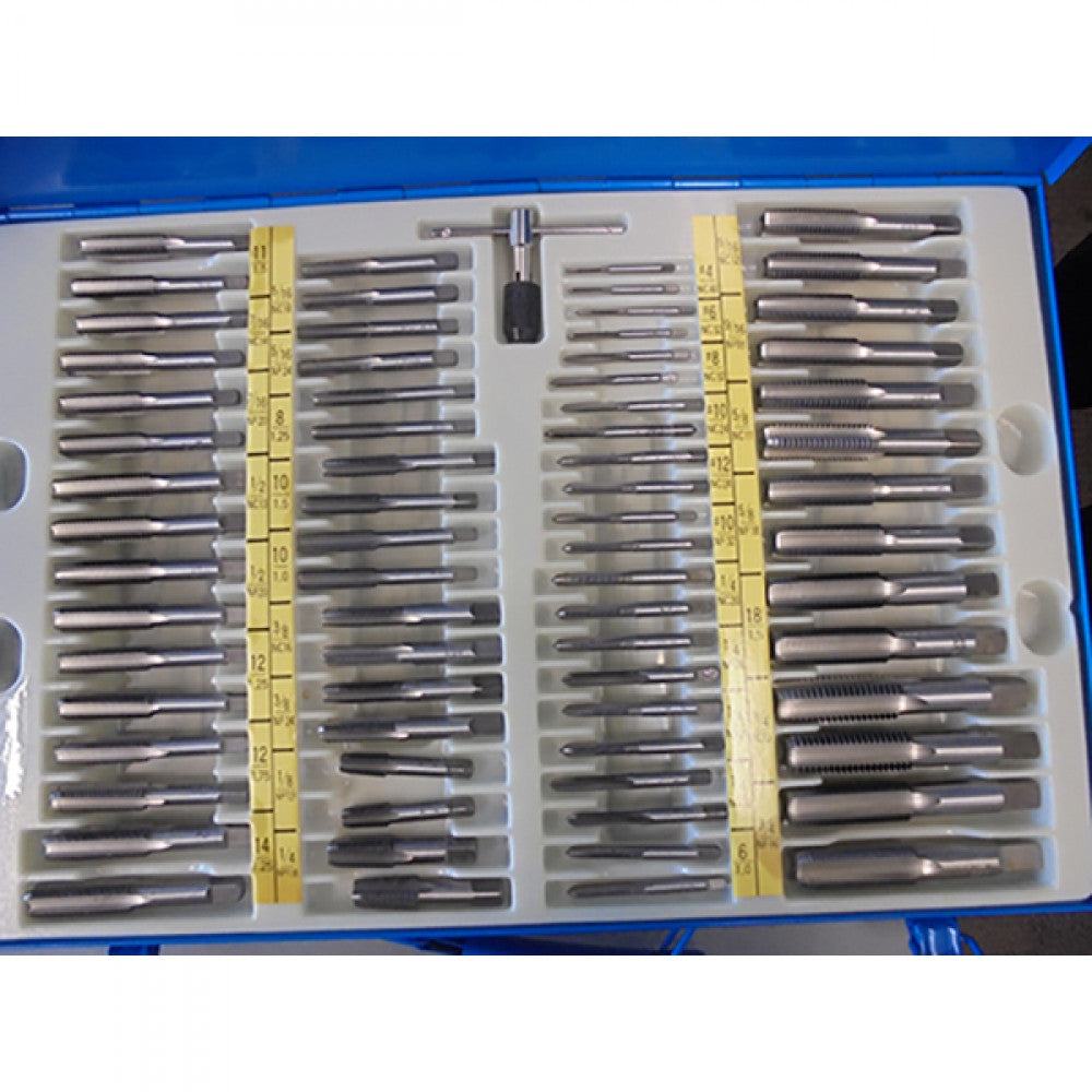110Pc Tap And Die Set Mm/Imp.