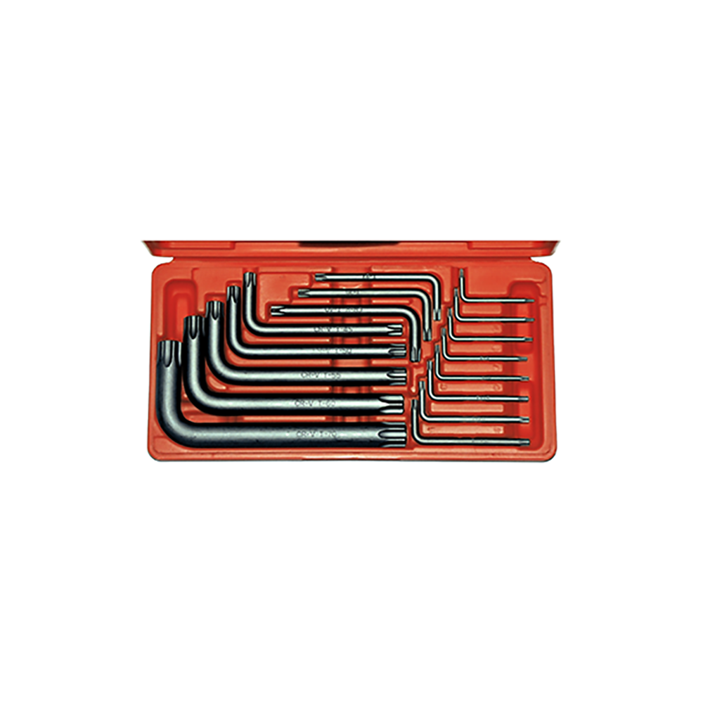 T&E Tools Key Set 16Pc Torx T6-T70
