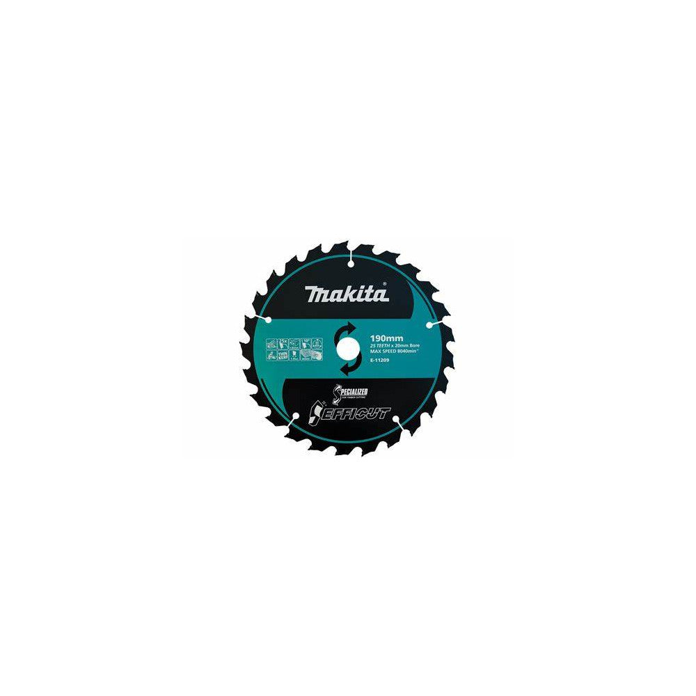 Makita Efficut Saw Blade Wood 190x20mm 25T