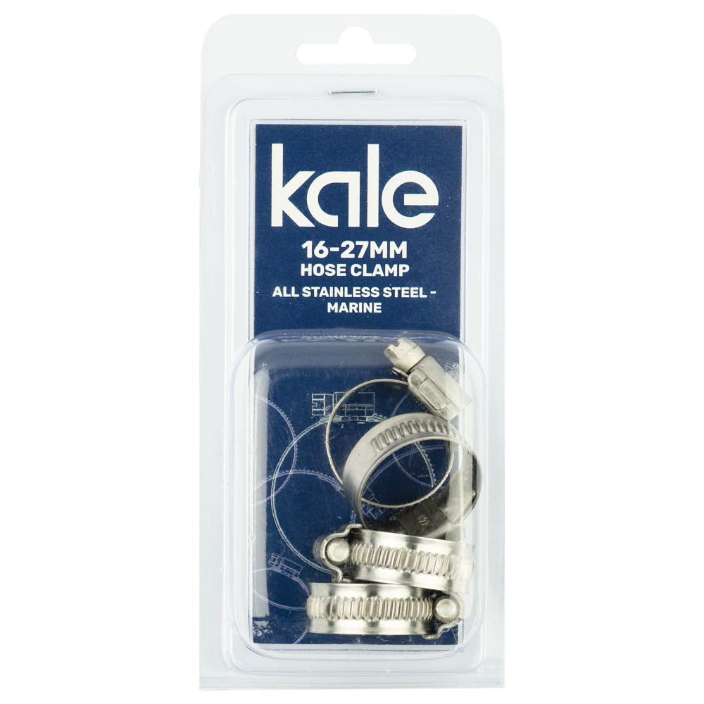 Kale Wd12 16-27mm W4-R (4 Pack) - All Stainless Marine